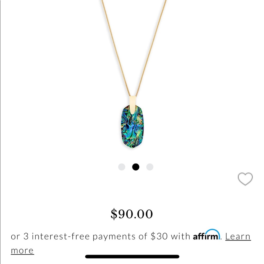 Abalone SET earrings and necklace